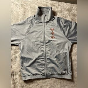 Adidas Zeno Track Jacket (Grey and Rose Gold)